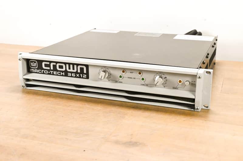 Crown Macro-Tech 36x12 2-Channel Power Amplifier CG015TK image 1