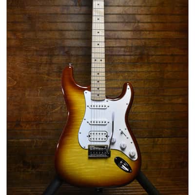 Squier Affinity Stratocaster FMT HSS, Sienna Sunburst image 3