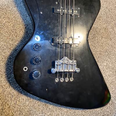 Custom made Krist Novoselic RD bass (left handed) 2000s  Gloss Black image 5