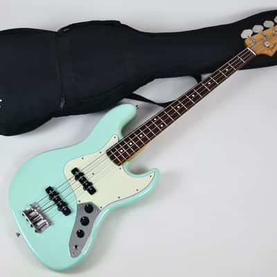 Fender Japan JB62M Pro-Feel Medium Scale Jazz Bass 1993-94 Sonic Blue SBL MIJ image 2