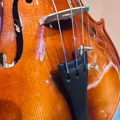 Josef Lorenz Luby (Schonbach) 4/4 Violin – Czechoslovakia w/ Case & Bow image 14