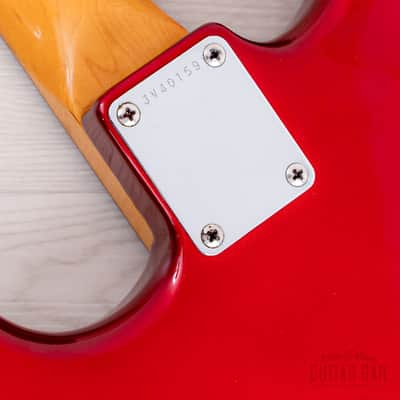1983 Fender Stratocaster '62 Vintage Reissue JV ST62-65 Candy Apple Red 100% Original, Japan MIJ Fujigen image 15