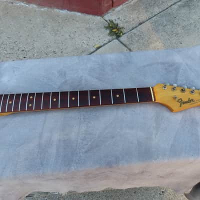 FENDER STRATOCASTER 1964 NECK PRE-CBS ROSEWOOD ORIGINAL CLEAN RARE! image 3