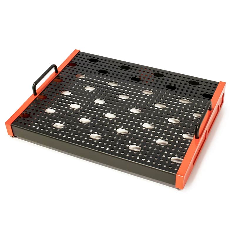 Temple Audio Duo 17 (17" x 12.5") Pedalboard Temple Red DUO-17-TR image 1
