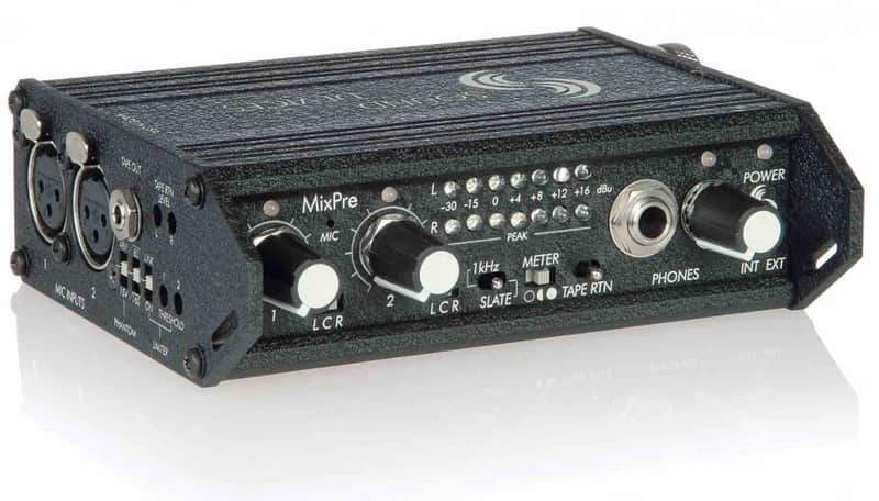 Sound Devices MixPre portable two-channel mic mixer w/phantom power, metering, HP monitoring image 1