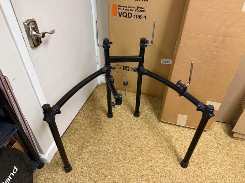 Roland MDS-C V-Drum Rack w/4 L-Rods And Clamps - 091126 image 1