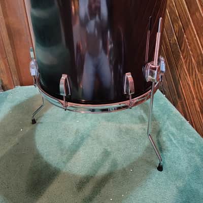 Ludwig Maple 🍁 18"(Diameter)x16" (Depth) Floor Tom Late 70's early 80's - Black Wrap image 1