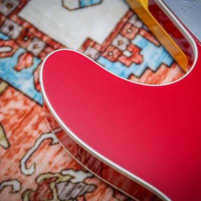 FENDER USA Custom Shop '59 Reissue Telecaster Custom Relic " Morocco red + Rosewood" (2024) image 22