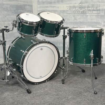 Gretsch USA Custom 4pc Drum Set 22/10/12/16 Cadillac Green Sparkle - DCP Exclusive! image 2