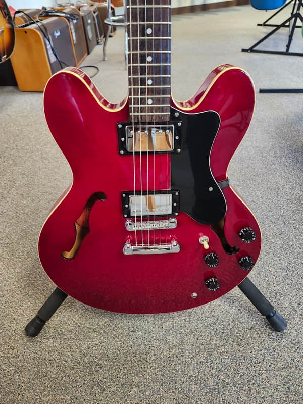 Used 2006 Epiphone Dot Semi-Hollow Electric Guitar, Made in Korea MIK - Cherry w/ Gibson Case image 1