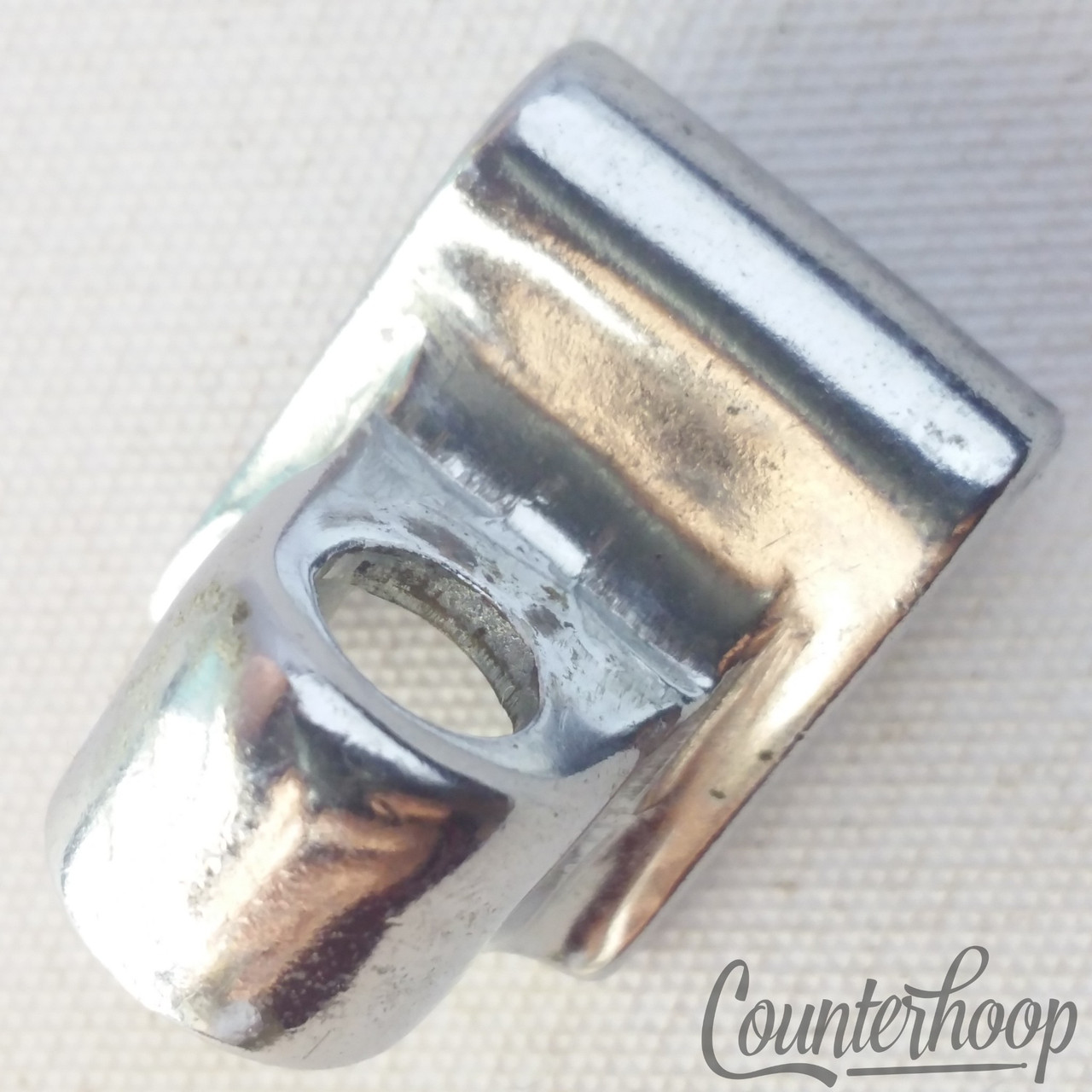 Leedy Tension T-Rod Clip Chrome Single-Flange Rim Floor/Tom/Snare Drum Vintage50 — main photograph