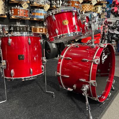 Vintage 1979 Gretsch Transition Badge Jasper Shell 4-Piece 12/13/16/22 Drum Kit Set in Rosewood Gloss Lacquer (Rm 4) image 2