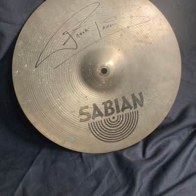 Frankie Banali's Quiet Riot, Sabian-15" AA Rock Hi-Hat, Bottom Cymbal, SIGNED! 1652g 1980's image 3