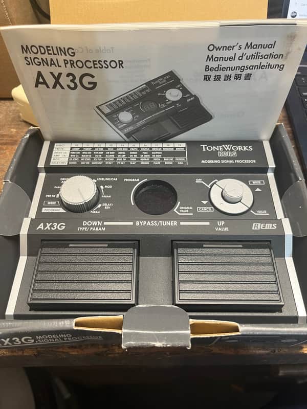 Used AX3G Toneworks Korg Modeling Signal Processor Korg image 1