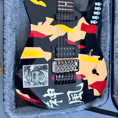 ESP LTD GL-200K George Lynch Signature 2011 - 2018 - Black with Kamikaze Graphic image 1