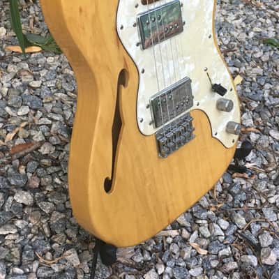 Vintage 1996 Fender Thinline Telecaster Natural Semi Hollow Custom Build NOS Relic Wide Ranges Featherweight 6.1 lb image 6