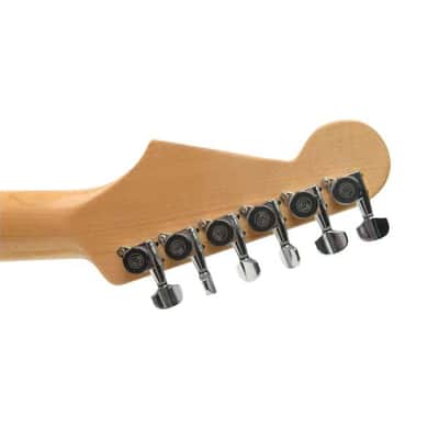 Planet Waves PWAT-6R1 Auto-Trim Tuning Machine - 6 In-Line - Chrome image 3