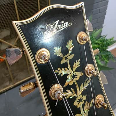 Aria Pro II PE-190 Robert Conti MIJ Archtop Jazz Guitar Made In Japan 1981 Matsumoku image 9