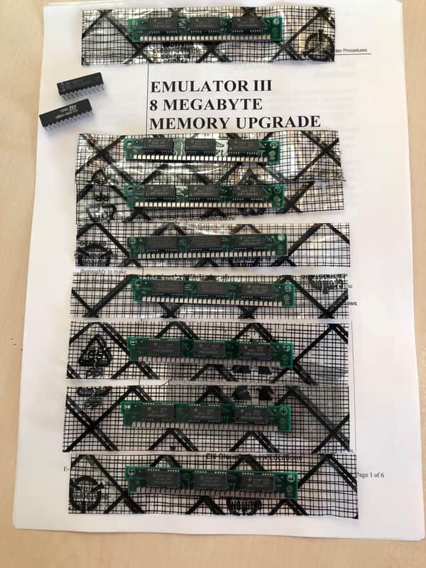 E-mu Emulator III Memory Expansion Upgrade 8mb EIII E3 1987 Emu 3 image 1