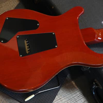 2000 PRS Custom 22 10 Top Electric Guitar Blood Orange + OHSC image 12
