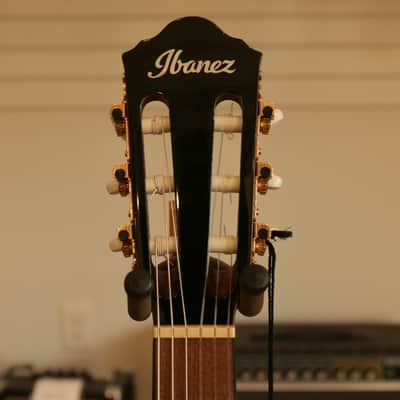 Ibanez AEG50N Acoustic-Electric Guitar 2021 Black High Gloss image 2