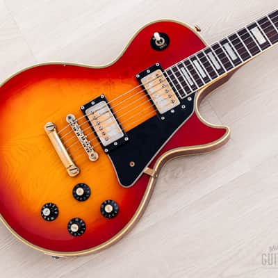 1983 Greco Mint Collection EGC68-50 Custom Cherry Sunburst w/ Screamin PAFs, Japan Fujigen image 1