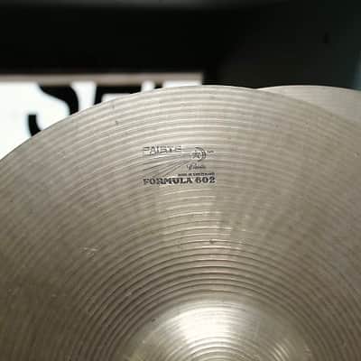 1960s Paiste 14" Formula 602 Hi-Hats 998/1038g - Cymbal Craftsman Modified image 12