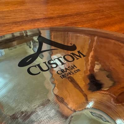 Zildjian 18" A Custom Crash Cymbal 1991 - Present - Brilliant image 6