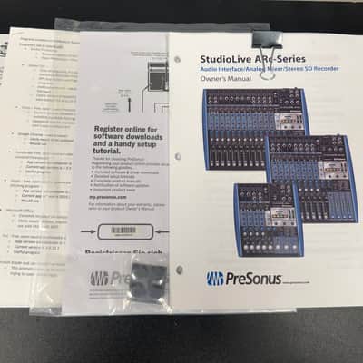 PreSonus StudioLive AR12c 14-Input Mixer / Digital Recorder / Audio Interface 2020 - Present - Gray / Blue image 6