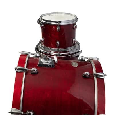 Used Premier Artist Birch 4-Piece Kit Red w/ Hard Cases image 3