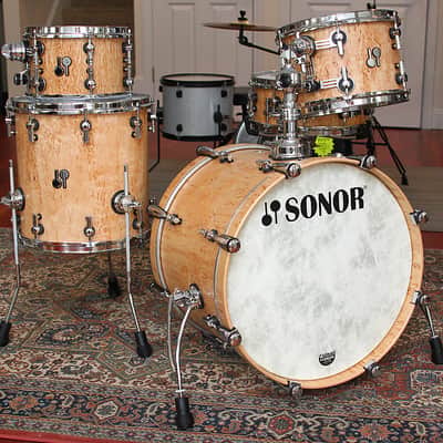 Sonor SQ2 Custom Medium Scandinavian Birch Drum Set Kit 20 10 12 14 & Snare image 1
