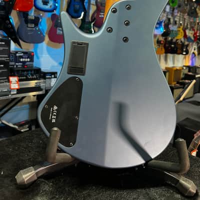 Ibanez Standard EHB1005F Fretless 5-string Bass Guitar - Arctic Ocean Matte 768 GET PLEK'D image 7
