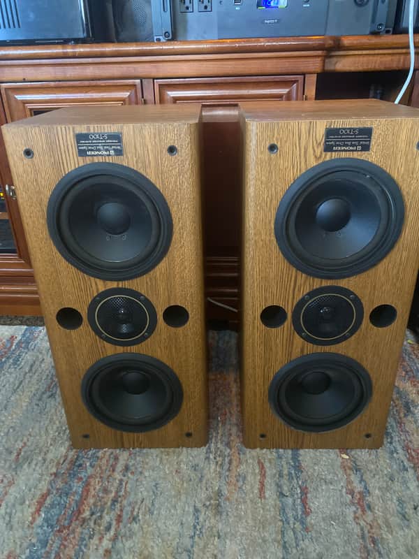 Pioneer vintage speakers S-T100 1980s - Wood image 1
