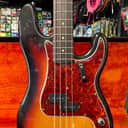 Vintage/Original 1964 Fender USA Precision 4-String Bass - Three-Tone Sunburst Finish w/ Black Tolex Case