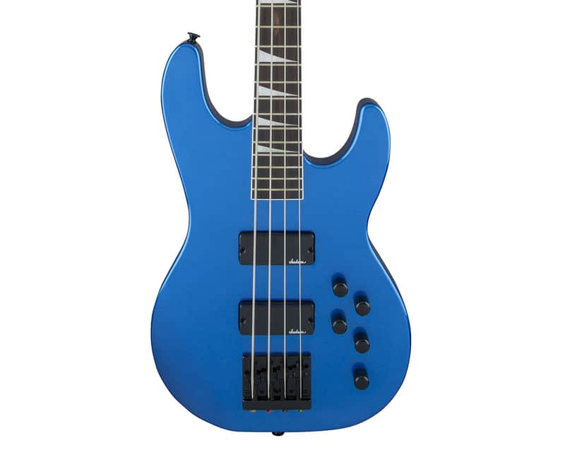 Used Jackson JS Series Concert Bass JS3 - Metallic Blue w/ Amaranth FB image 1