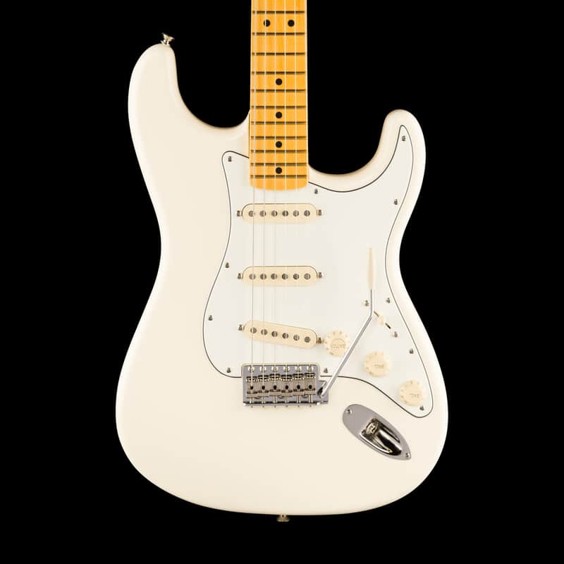 Fender Limited Edition American Vintage II 1973 Stratocaster Olympic White With Case image 1