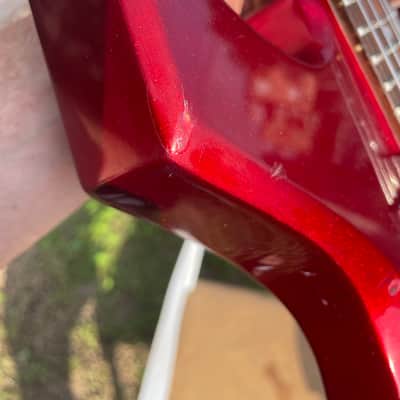 B.C. Rich Warlock NJ Series Japan 1986 - Red sparkle image 9