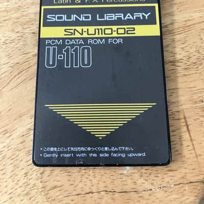 Roland SN-U110-02 Sound Library Latin Drums & Effects card