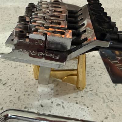 Floyd Rose Original Double Locking Tremolo System Made in Germany Chrome w/ Arm image 6