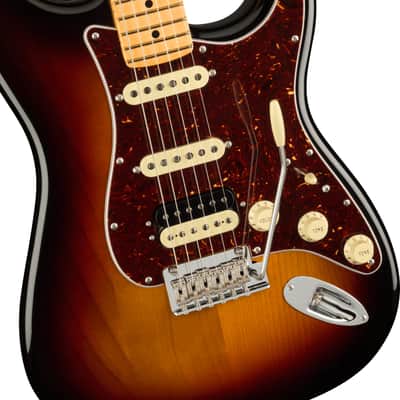 Fender American Professional II Stratocaster HSS with Maple Fretboard 2020 - Present - 3-Color Sunburst image 3