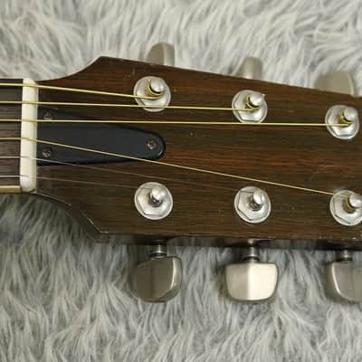 Rare Vintage 1975 made Black Label Yamaha FG-300J Black Label Acoustic Guitar Made in Japan image 4