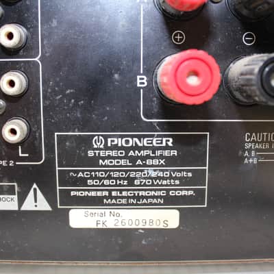 Pioneer A-88X Elite series Stereo integrated Amplifier image 9