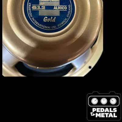 Celestion G12 Alnico Gold 12" 50w 8 Ohm Replacement Speaker 2010s - Gold image 3