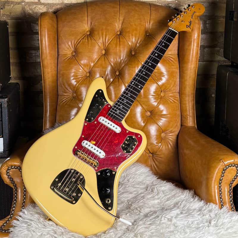 1994 Fender JG66GEX Jaguar LE Vintage Blonde & Gold MIJ Made In Japan Electric Guitar W/ Original Hardshell Case & Paperwork!