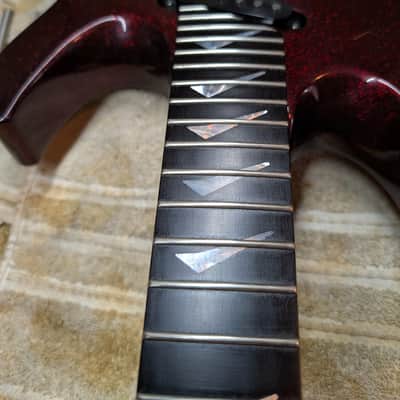1990 Hamer Californian Elite Electric Guitar Black Cherry Sparkle All Original & CLEAN!! image 18
