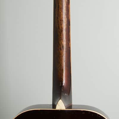 Dobro  Electric Spanish Arch Top Hollow Body Electric Guitar (1936), ser. #122, original black hard shell case. image 9