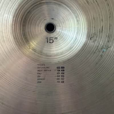 Paiste 2002 Sound Edge Hi-Hats 15” Vintage 1980 - 1149g/1245g image 10