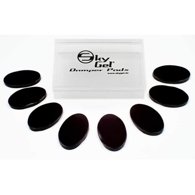 SKYGEL SGD8BK Damping Pads onyx Black High-Performance Dämpfer Pads (8 Stück) image 1