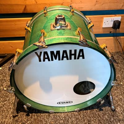 Yamaha Maple Custom Drum Set in Emerald Green image 23