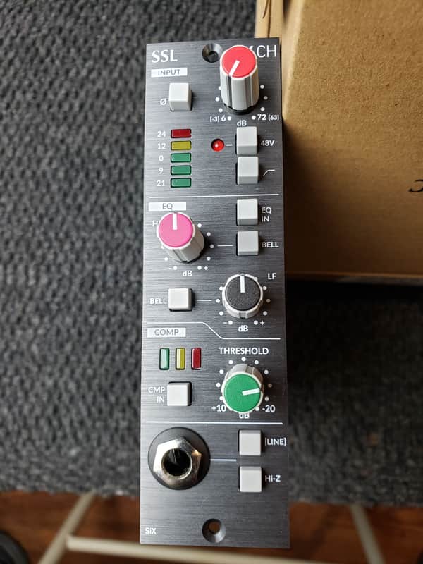 Solid State Logic SiX Ch 500 Series Channel Strip with Mic Preamp, EQ, Single Knob Compressor 2023 image 1